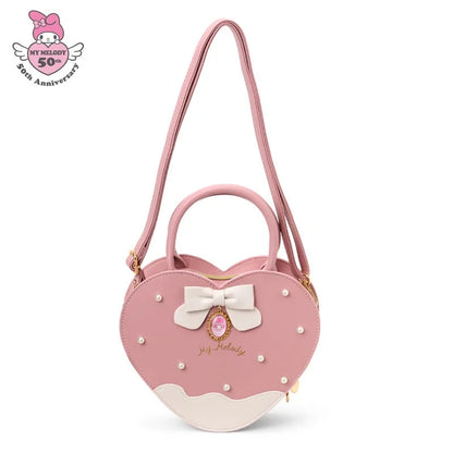 Sanrio My melody Strawberry-shaped pink shoulder bag (My Melody 50th Anniversary)