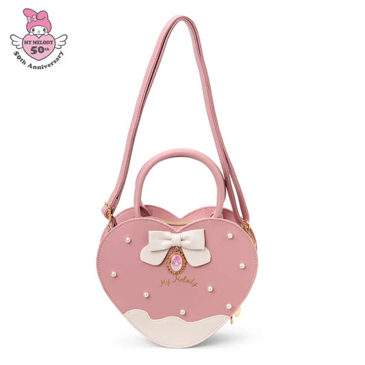 Sanrio My melody Strawberry-shaped pink shoulder bag (My Melody 50th Anniversary)