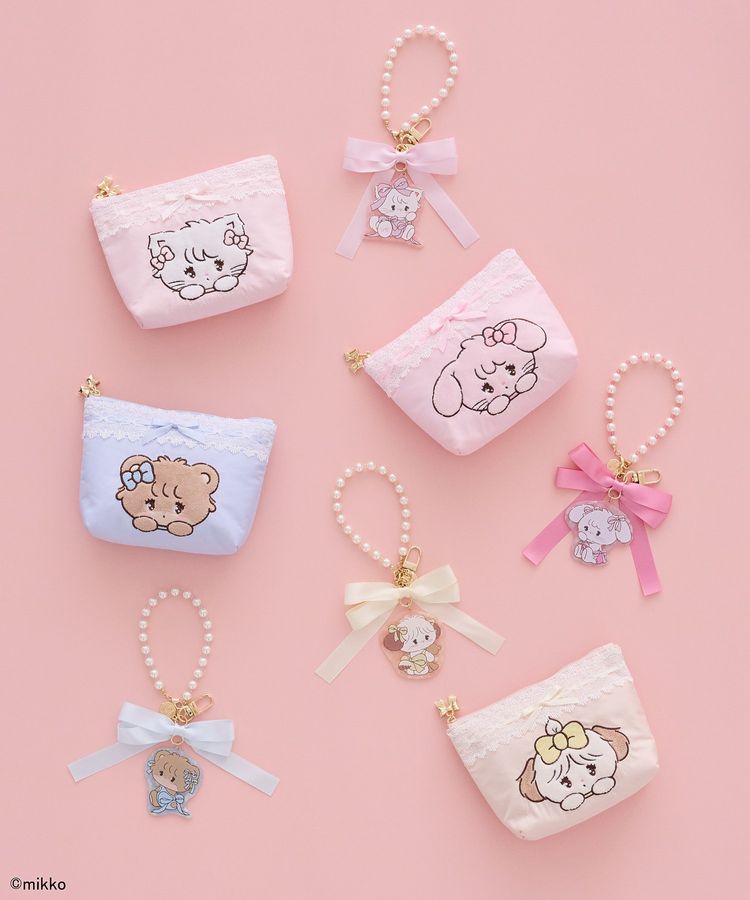 [Limited] Maison de FLEUR x Mikko Illustrations「Lil ala mode」 pouch