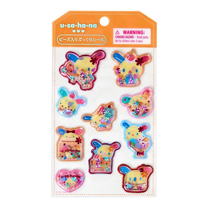 Sanrio Plump Sticker with beads (Character sticker friend)
