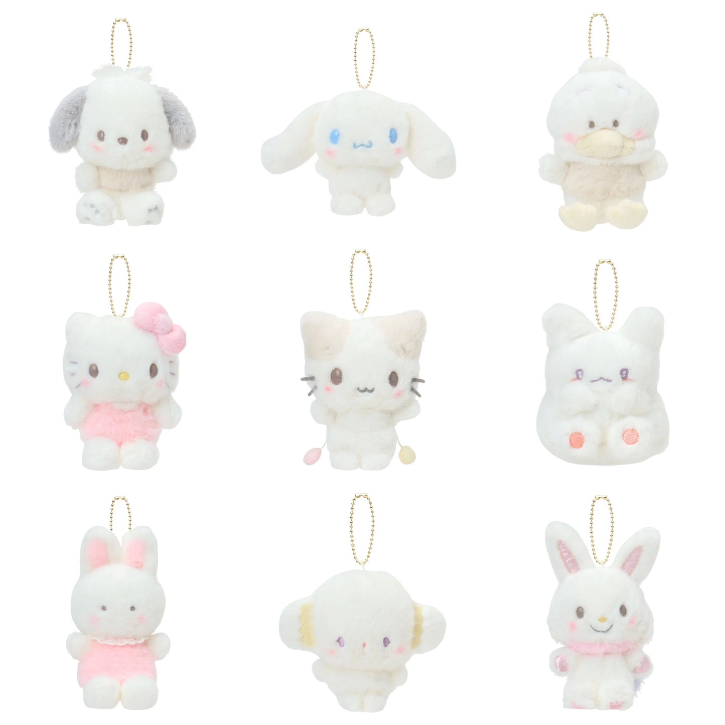 Sanrio Mascot Holder (Nap on Fluffy White Cloud)