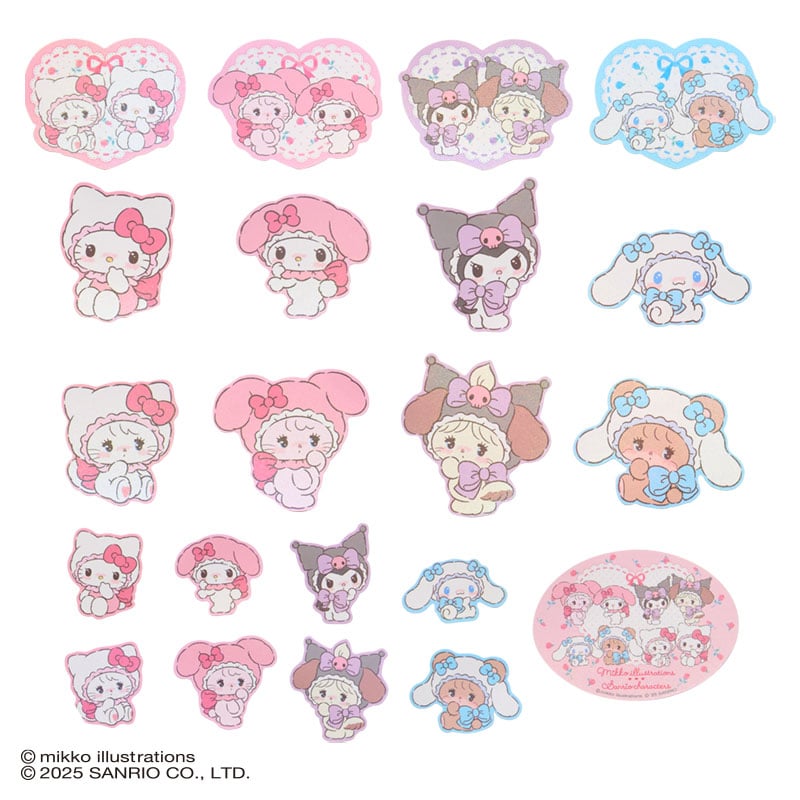 Sanrio Characters  Mikko illustrations sticker set