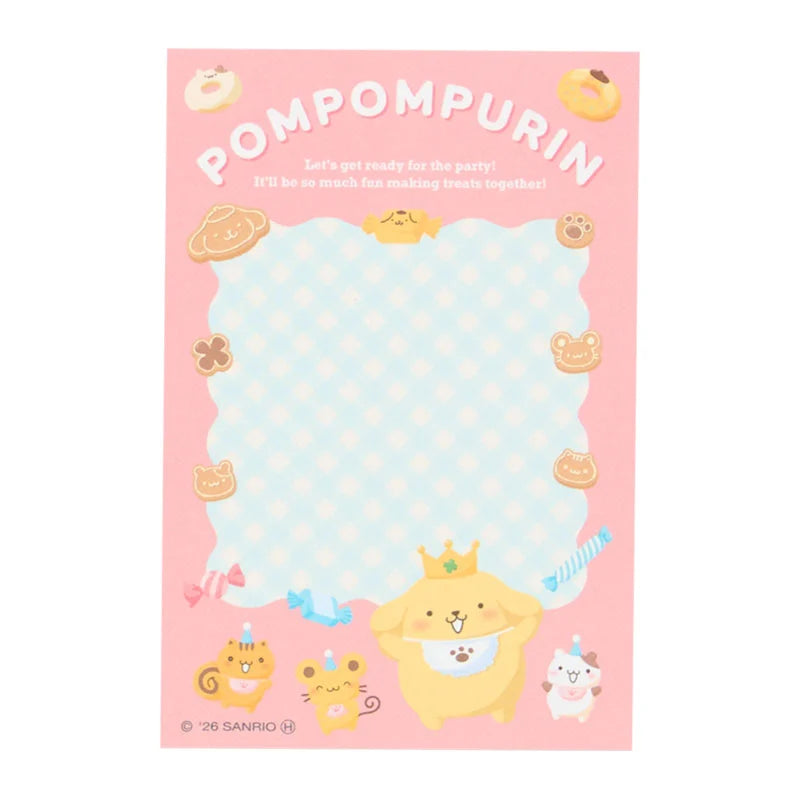 Sanrio Pompompurin Memo Pad