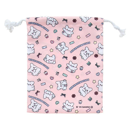 Sanrio Hanamaruobake Set of 3 drawstrings (Pastel Sweets Pop)