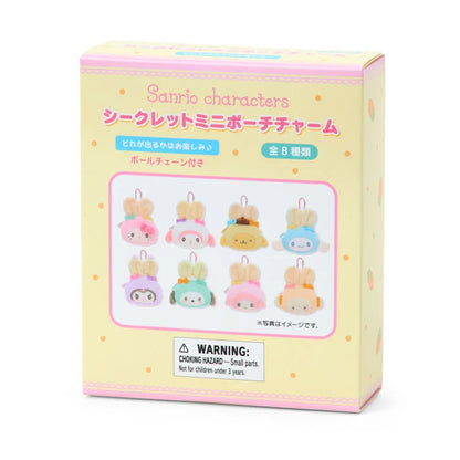 Sanrio Mini pouch charm Blind Box (Fluffy Ear Bunny Club)