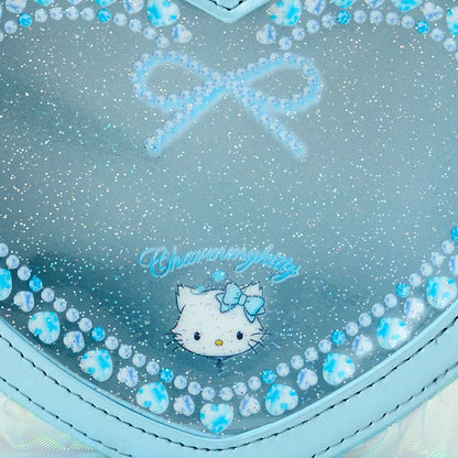 Sanrio Heart-shaped clear pouch (ballet core)