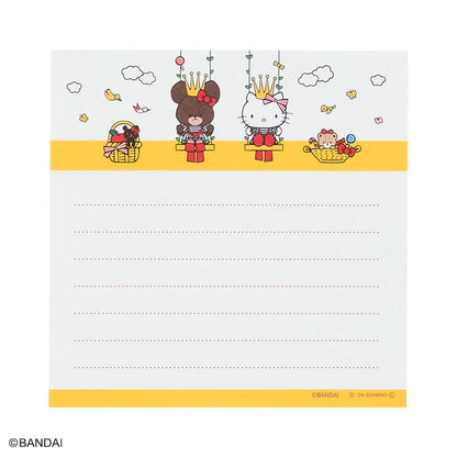 Sanrio Hello Kitty Yellow Square memo (the bear’s school)