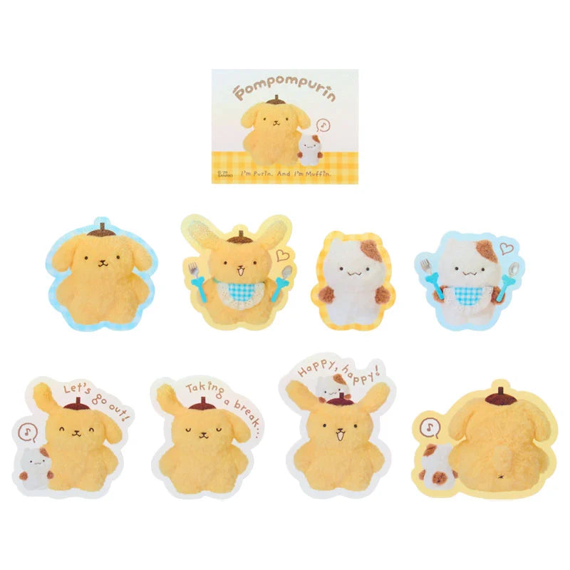 Sanrio Sticker set (Pompompurin at that time)