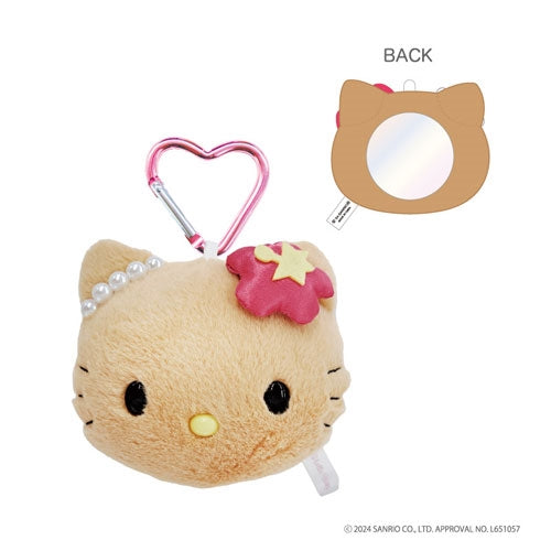 Sanrio Hello Kitty 90s Mofumofu Mirror Mascot Hibiscus