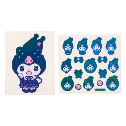 Sanrio Kuromi Sticker Set Girly (Black Kuromi Mode)