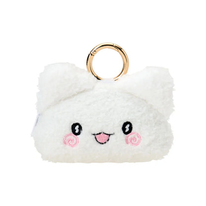 Sanrio Hanamaruobake Soft glowing Mini face pouch with carabiner (smile)