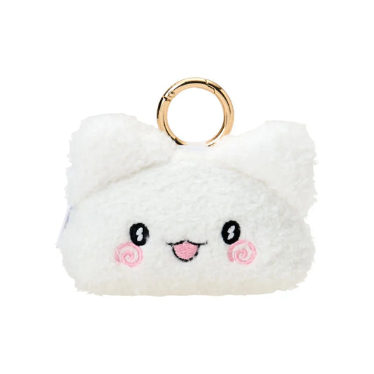 Sanrio Hanamaruobake Soft glowing Mini face pouch with carabiner (smile)