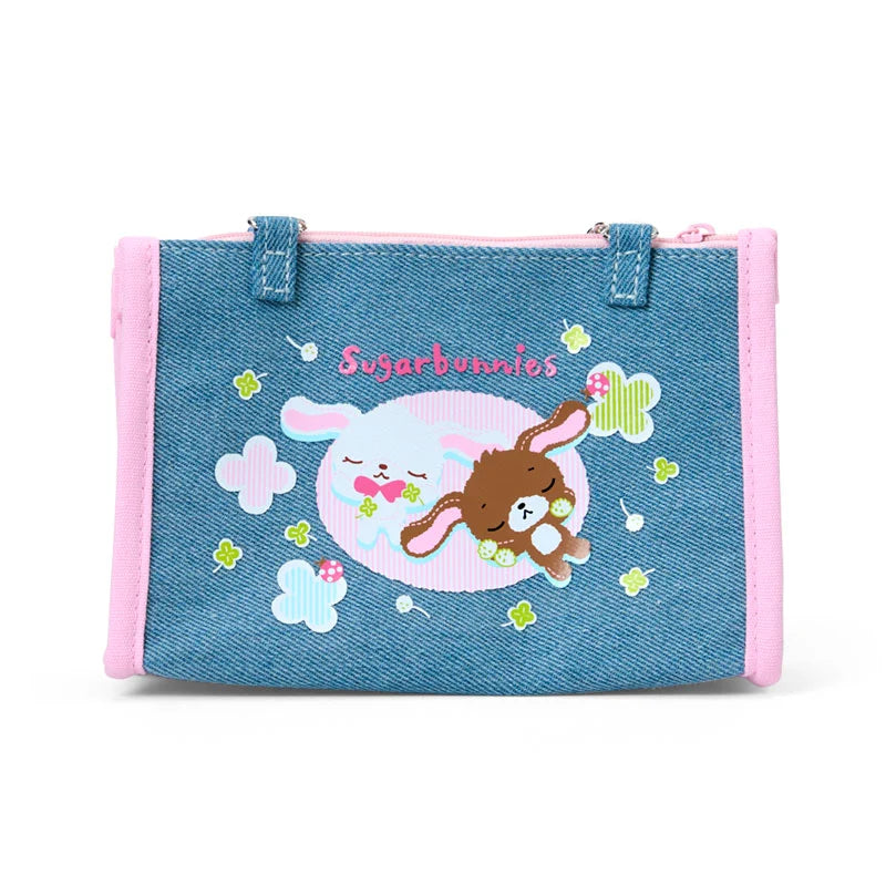 Sanrio Sugarbunnies Denim pouch (Munekyun Heisei Girls' Items)