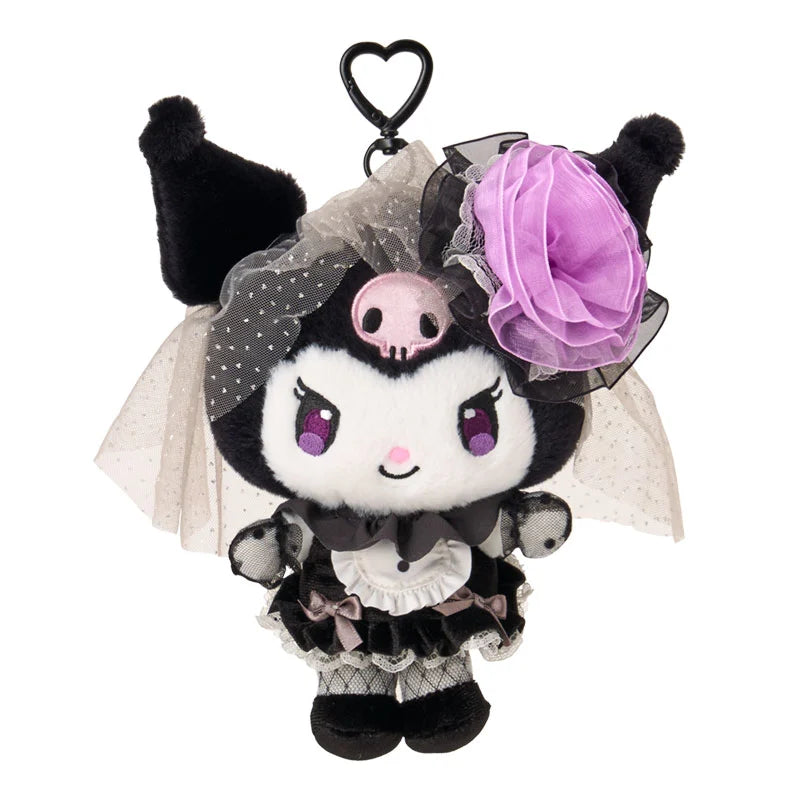 Sanrio Kuromi Mascot Holder Gothic (Black Kuromi mode)