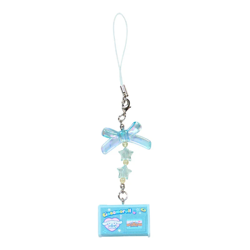 Sanrio Denim pen pouch style strap Blind Box (Munekyun Heisei Girls' Items)