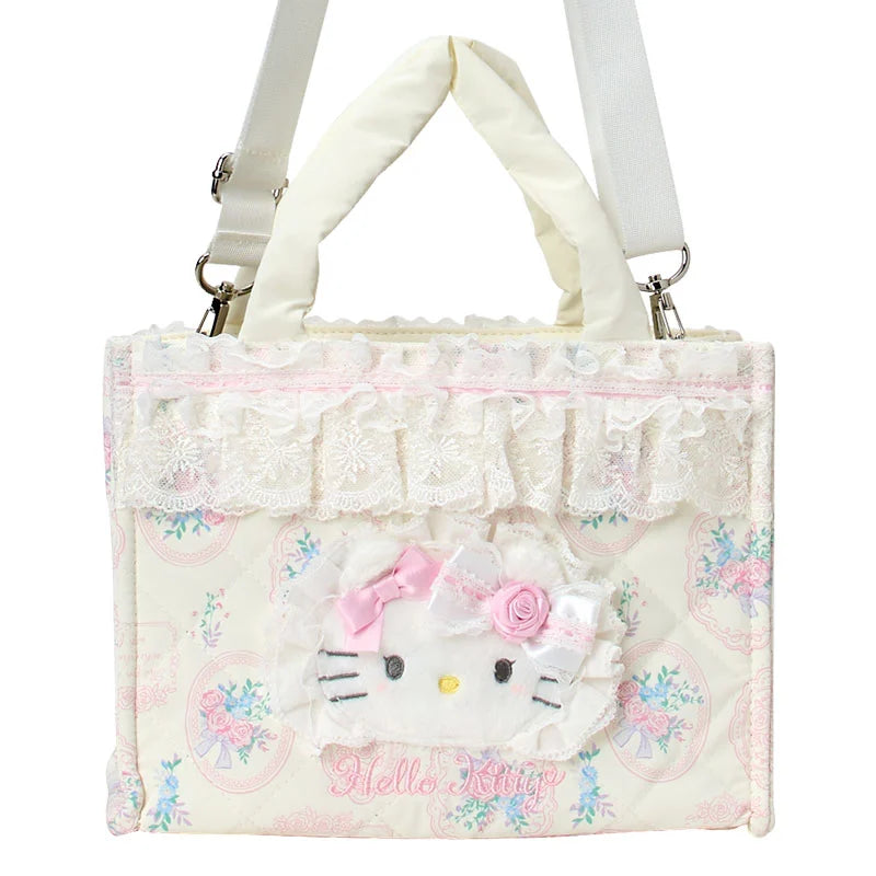 Sanrio Hello Kitty 2WAY handbag (white frill)