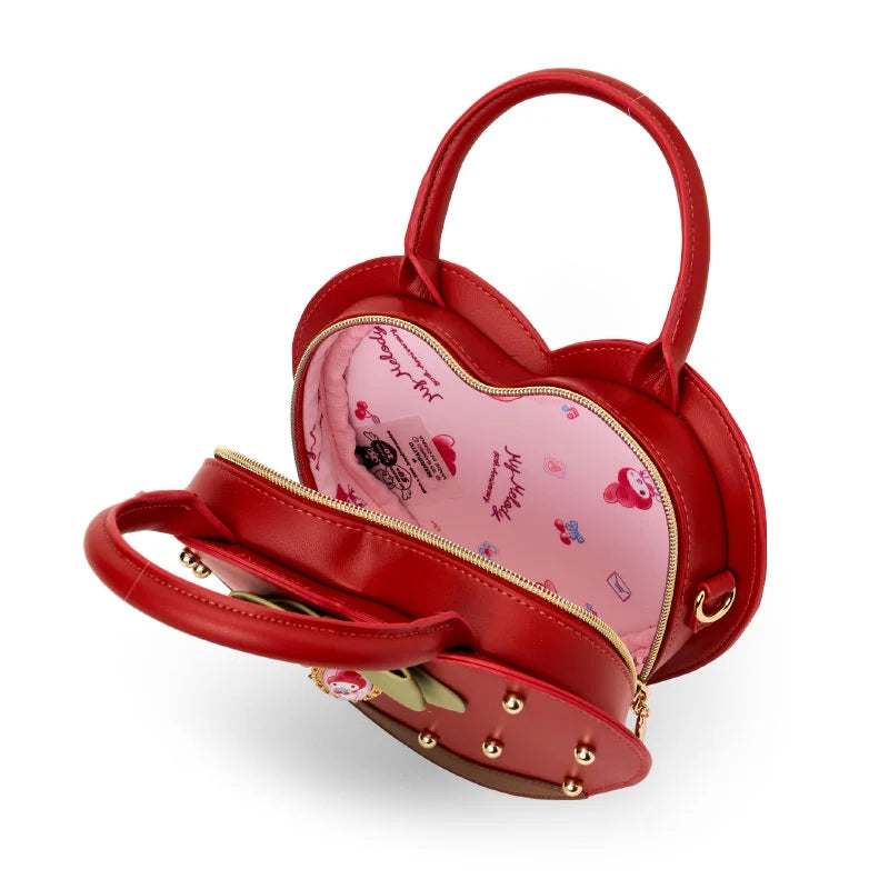 Sanrio My melody Strawberry-shaped red shoulder bag (My Melody 50th Anniversary)
