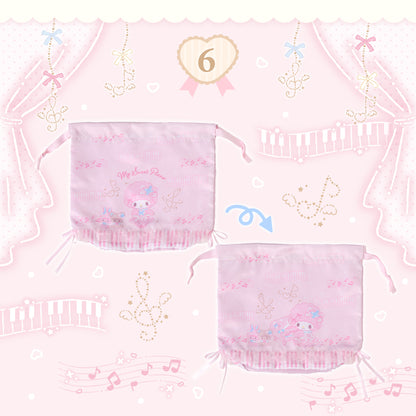 Sanrio My Sweet Piano Drawstring Bag (Piano’s Dressed Up Piano Recital)