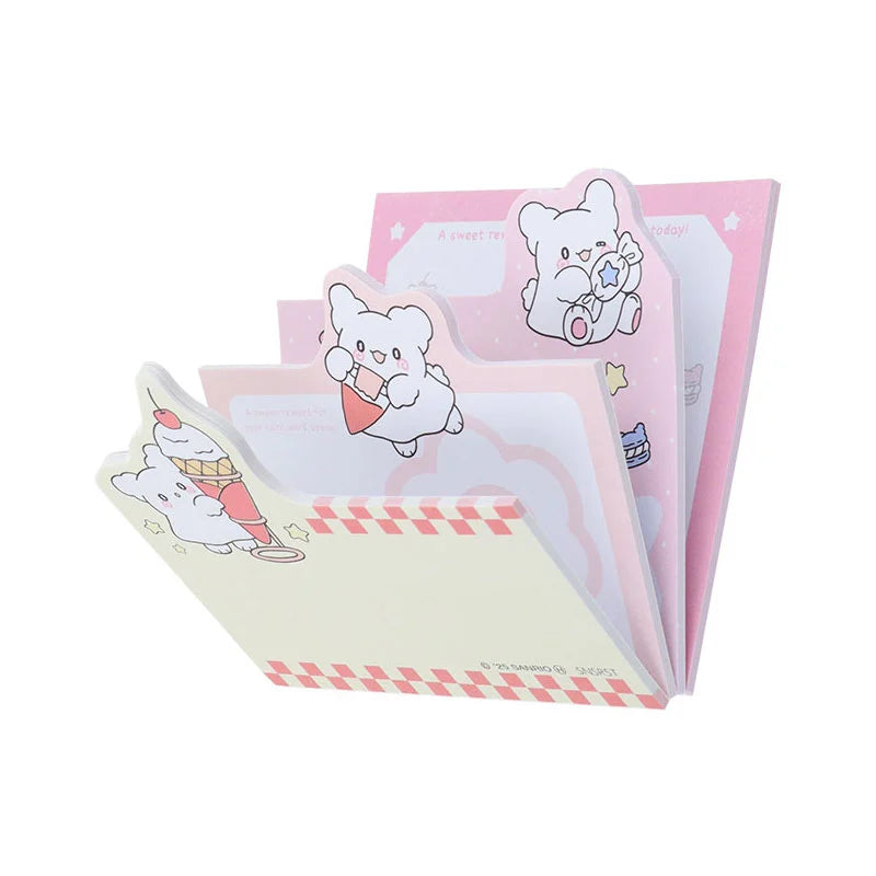 Sanrio Hanamaruobake Pink Block sticky notes (Pastel Sweets Pop)