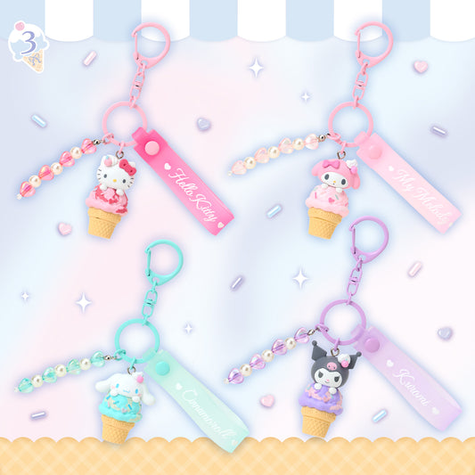 Sanrio Key Holder (Dreamy Ice Parlour)