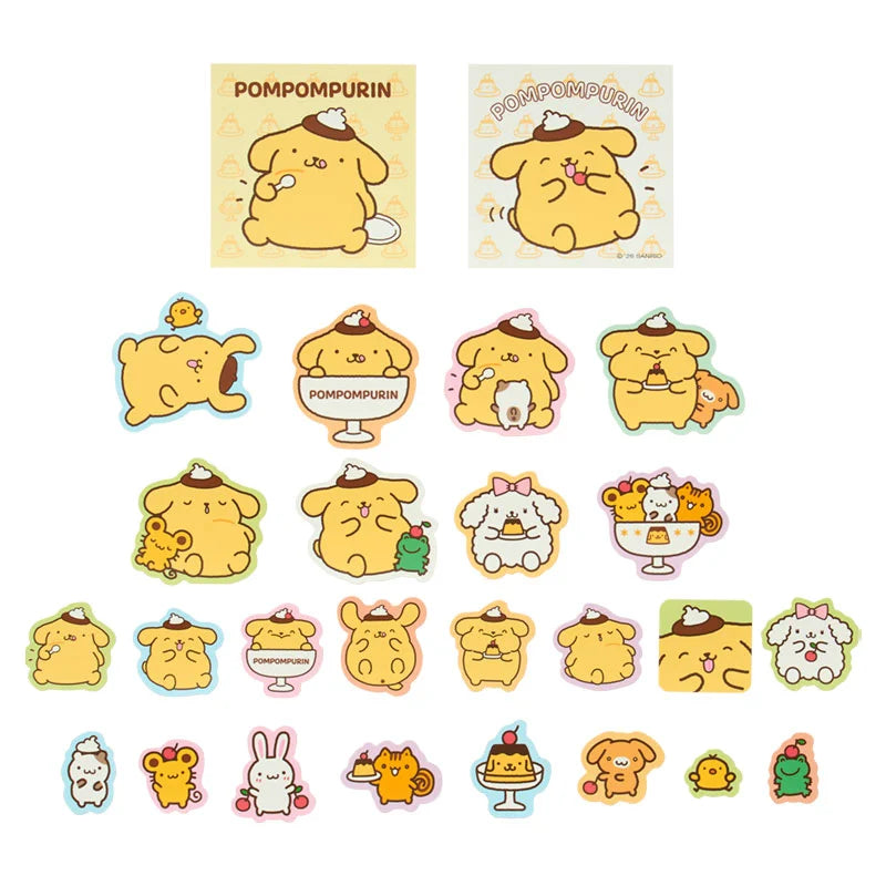 Sanrio Pompompurin Sticker Set (Pudding Full and Happy)