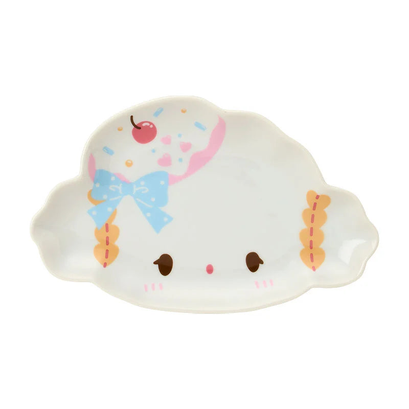 Sanrio Cogimyun Face-shaped plate (sweets party)