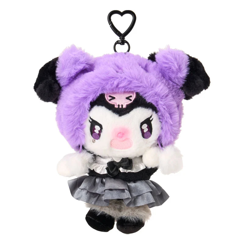 Sanrio Kuromi Mascot Holder Casual (Black Kuromi mode)