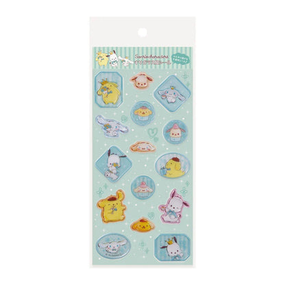 Sanrio Characters  Frosted glass-style Sticker (afternoon tea)