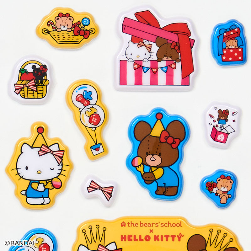 Sanrio Hello Kitty Red Plump Sticker (the bear’s school)