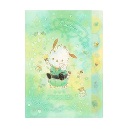 Sanrio A4 clear file 5 pockets (Yumekawa!)