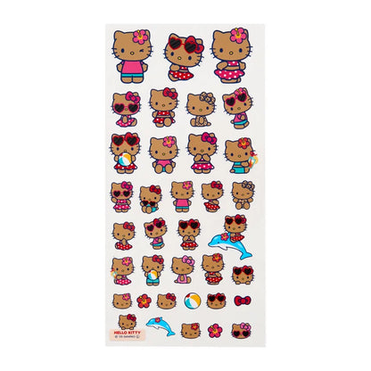 Sanrio Hello Kitty  4 size stickers (night party)