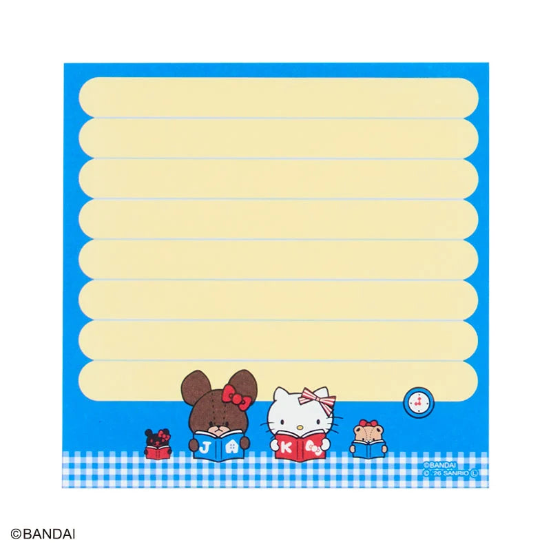 Sanrio Hello Kitty Blue Square memo (the bear’s school)