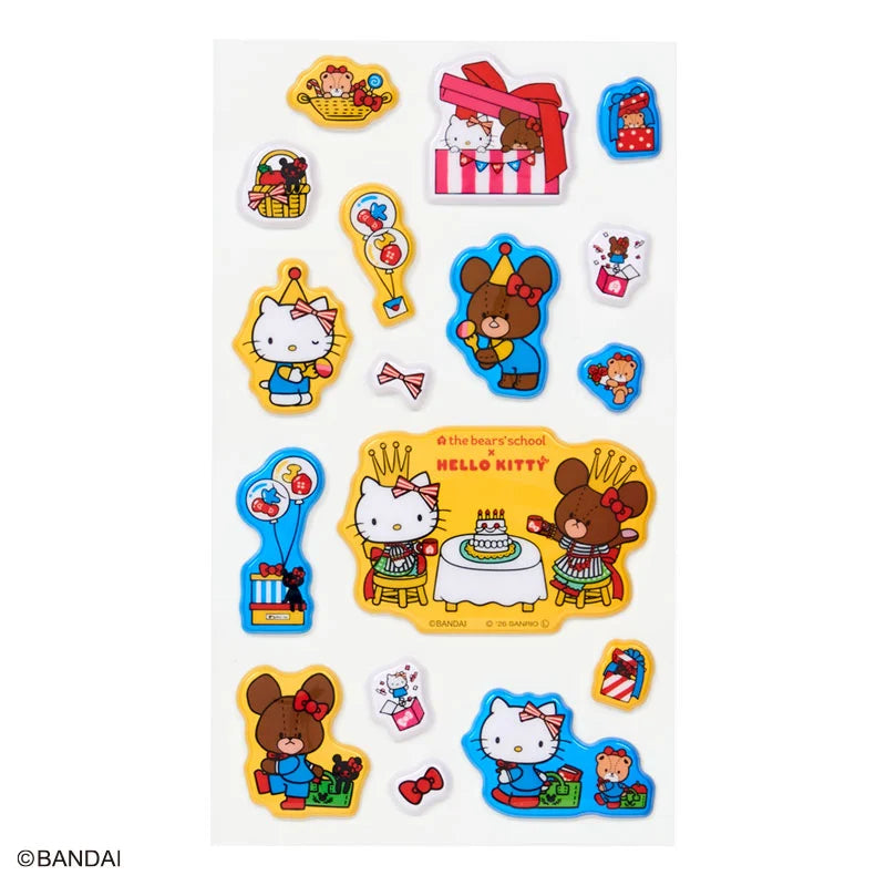 Sanrio Hello Kitty Red Plump Sticker (the bear’s school)