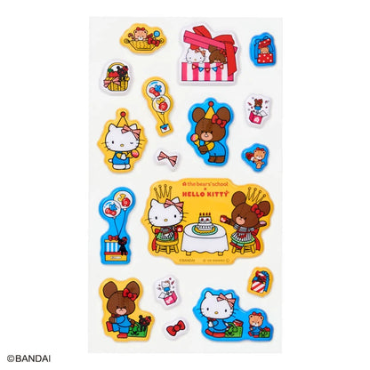 Sanrio Hello Kitty Red Plump Sticker (the bear’s school)