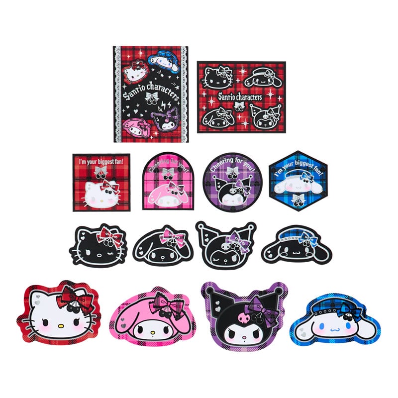 Sanrio Sticker Set  (Sweet Rock 'n' Check)