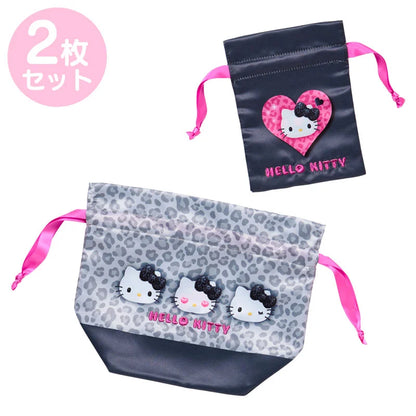Sanrio Characters Tote bag / Drawstrings bag (Monotone Animal)
