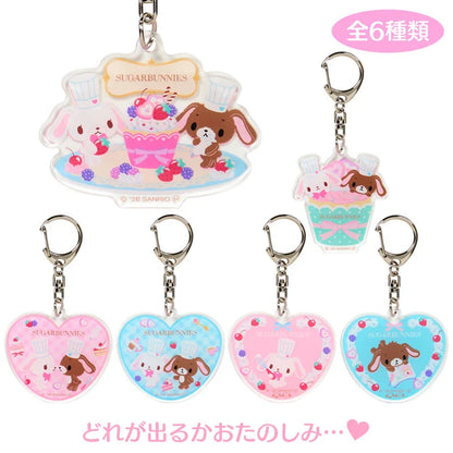 Sanrio Sugarbunnies Acrylic Keychain Blind Box (Love Sweets)