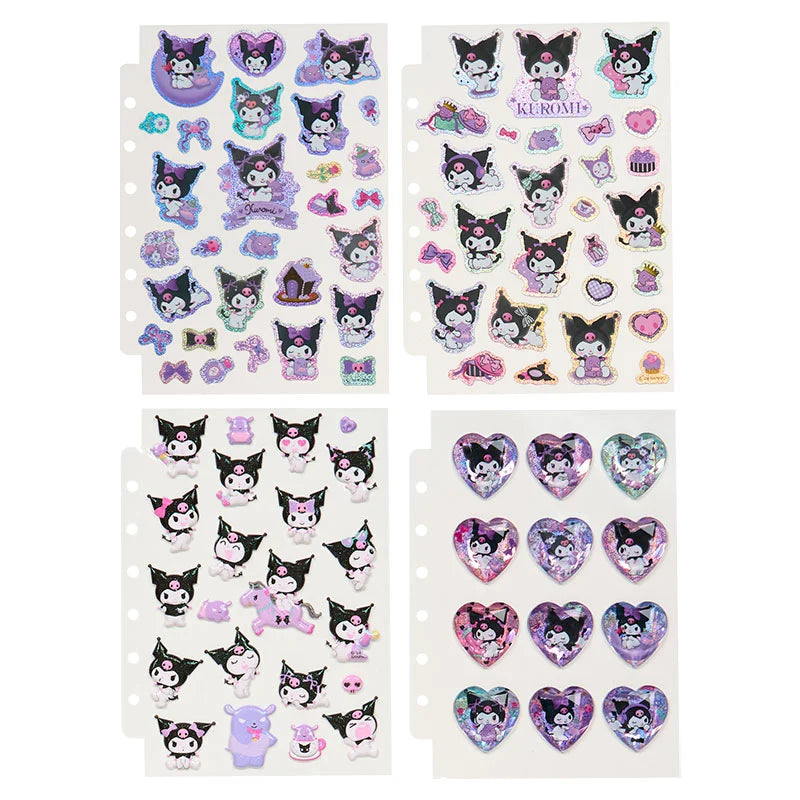Sanrio Kuromi Exciting stickers & sticker notebooks