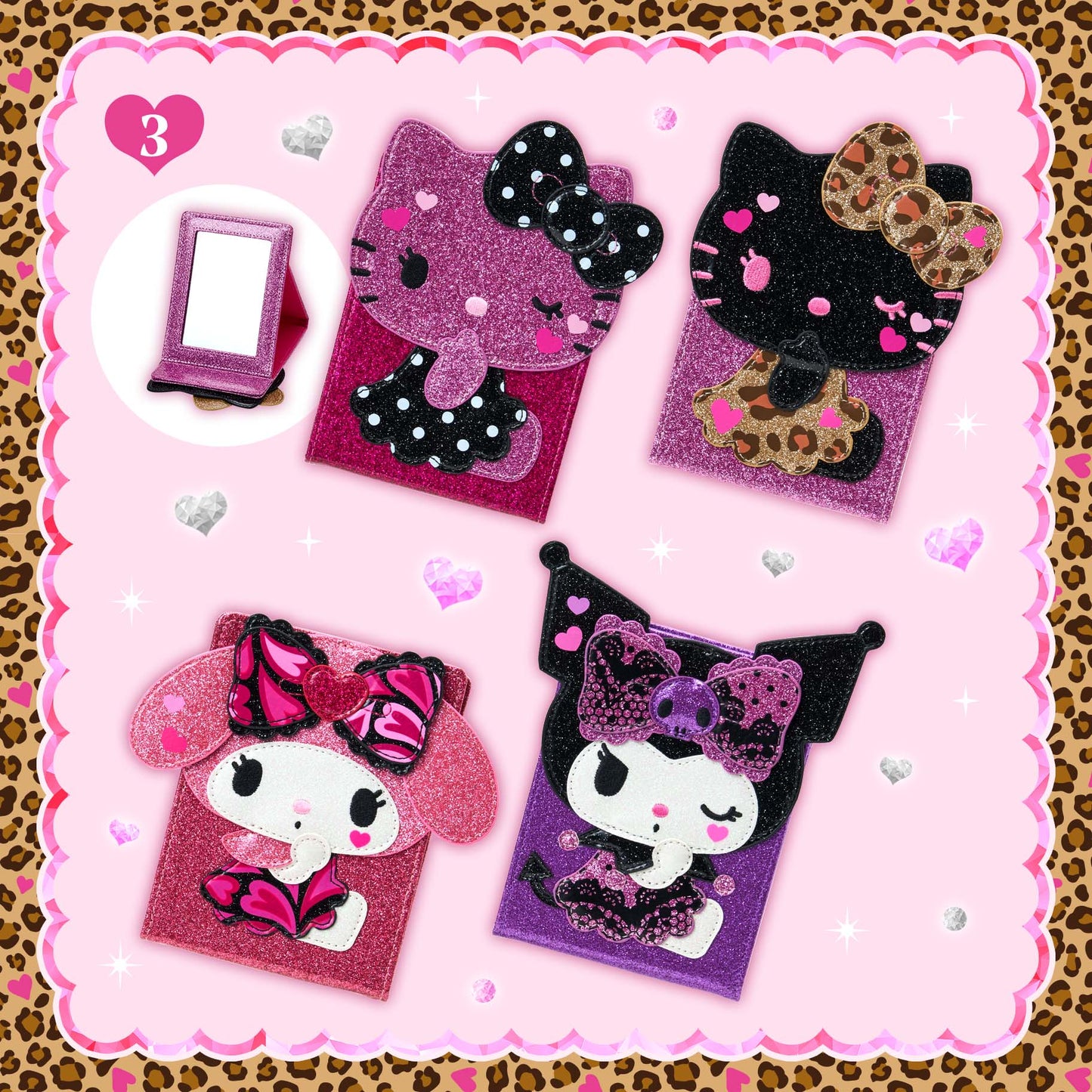 Sanrio Folding mirror (Gyaru Full Max)