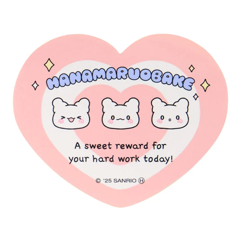 Sanrio Hanamaruobake Set of 2 stickers (Pastel Sweets Pop)