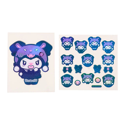 Sanrio Kuromi Sticker Set Casual (Black Kuromi Mode)