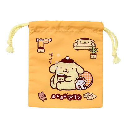 Sanrio Characters drawstring bag & mini carry-on bag Blind Box (Chibittomo Pompompurin 30th Anniversary Limited)