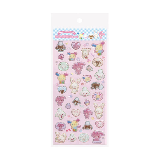 Sanrio Characters  Kirafuchi resin filling Sticker (Heisei Usagi)