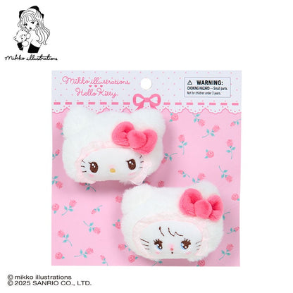 Sanrio Characters Mikko illustrations hair clip set