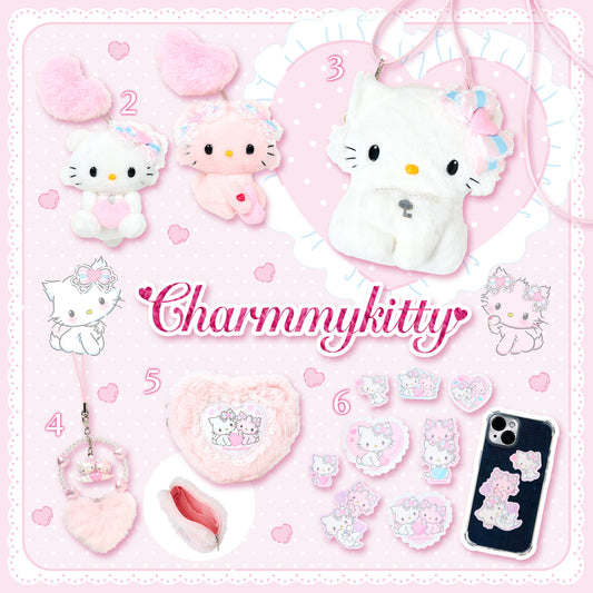 Sanrio Heisei Debut Character Fluffy Heart Series #2-6 (Charmmykitty)