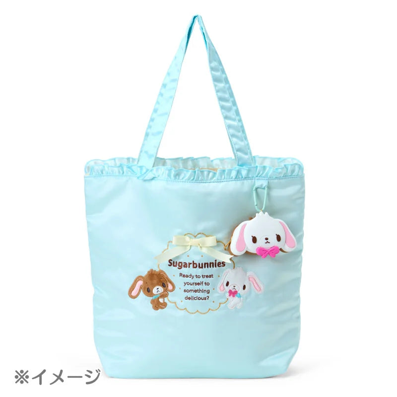 Sanrio Sugarbunnies Face-shaped silicone mini pouch (Biscuit)