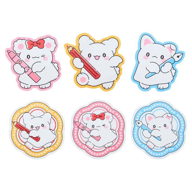 Sanrio Hanamaruobake Sticker set (with friends)