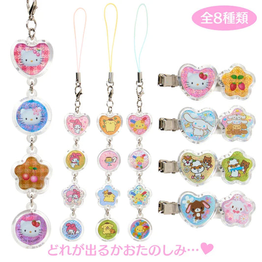 Sanrio Ohajiki sticker-style accessories Blind Box (Munekyun Heisei Girls' Items)
