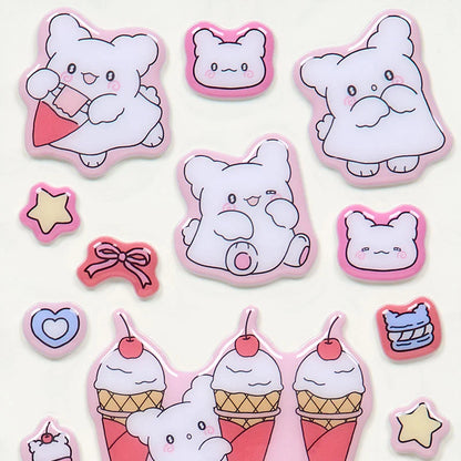 Sanrio Hanamaruobake Plump Seal (Pastel Sweets Pop)
