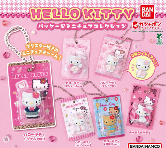 Play Gashapon! Sanrio HELLO KITTY Package Miniature Collection